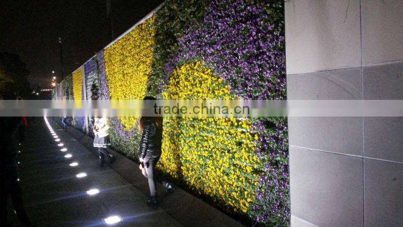Artificial Famous Parting Patern plant wall (special offer/bargain price:/2014 High Quality Factory pricer )