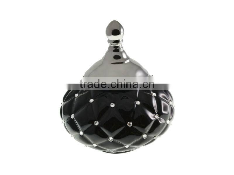 fashionable fashion silver jewelry gift wedding box glass set display with Crystals from SWAROVSKI