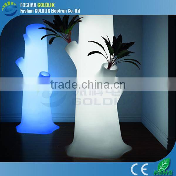 PE Plastic Color Changing Holiday Decoration Outdoor LED Tree Lights