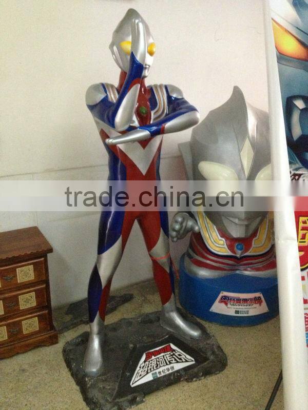 Fiberglass spider-man character statue