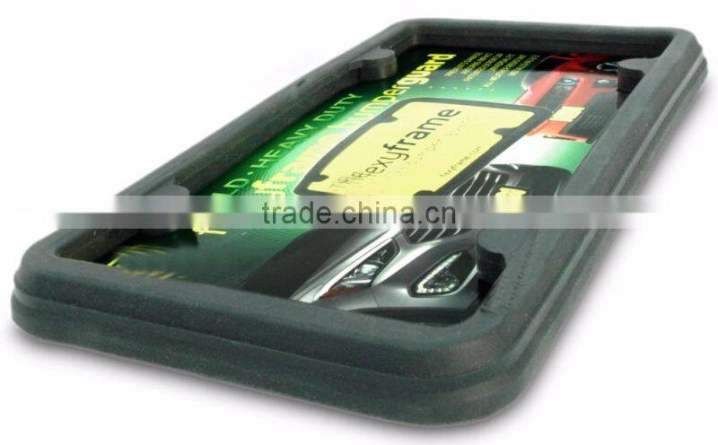 Car SUV Front Bumper Guard Anti-Collision License Plate Frame Protection Cover