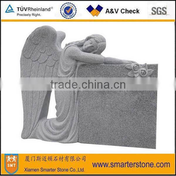 Sleep Angel Style Tombstone Gravestone Granite Monument Natural Granite