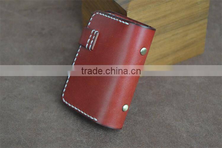 Top genuine leather business card holder business genuine leather cover bulk clear PVC card holder