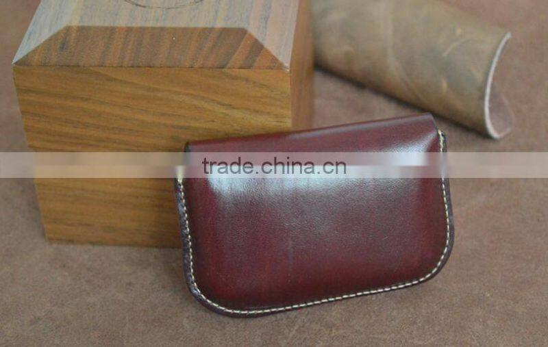 High Quality rfid genuine leather money clip Wallets ,leather card holder.