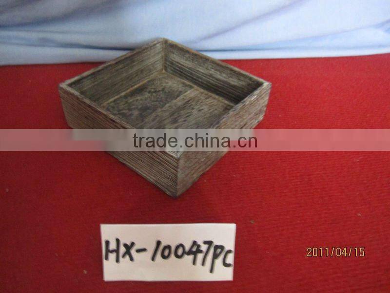 environmentally friendly black wooden food serving tray