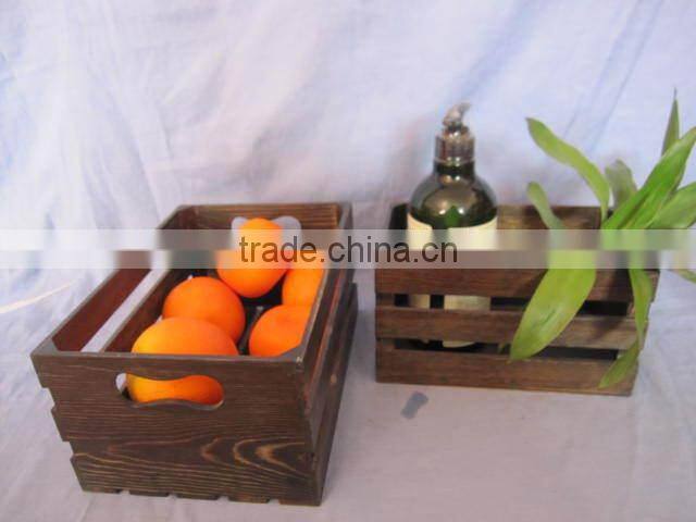 new design wholesale wood slat box