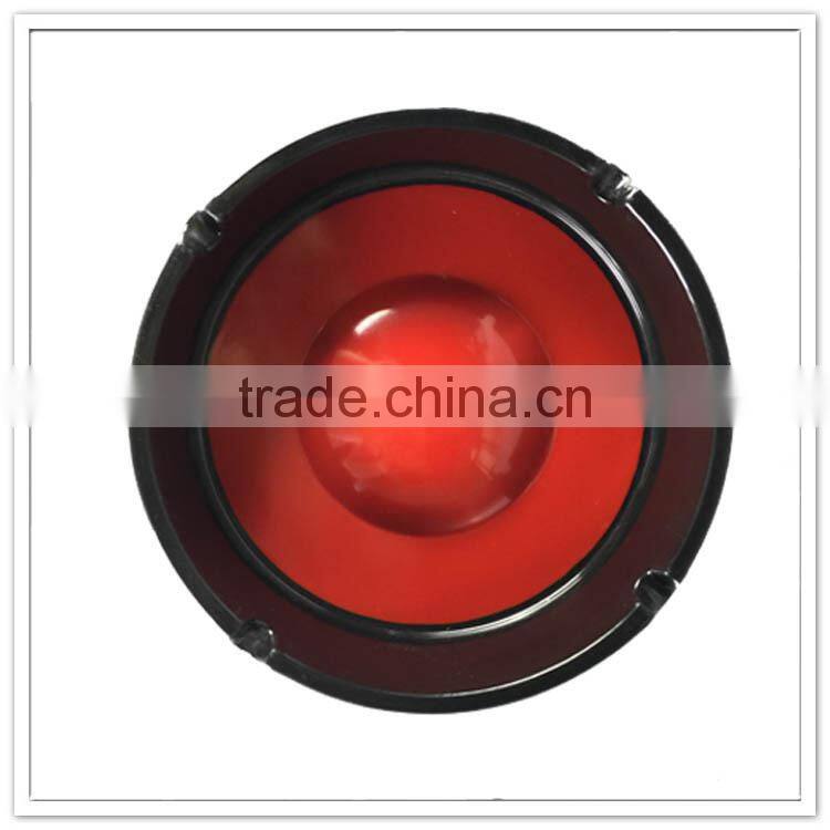 Double wall two color cheap round plastic smokeless ashtray