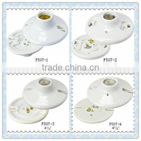 Factory outlet---E27 Edison screw ceramic lampholder