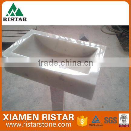 Natural white marble stone bathroom basins and stone sinks RAT-SB004