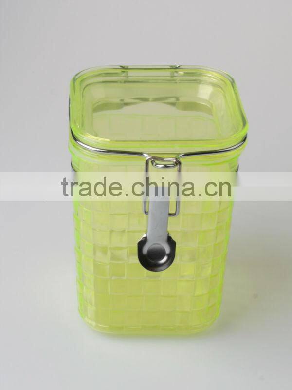 Hot Sales Plastic Sugar Canister With Lock