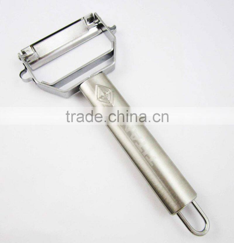 Y-Shape Orange Color Plastic Handle Vegetable Peeler