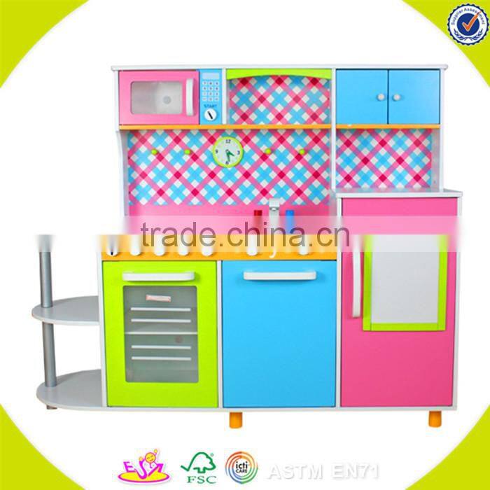 wholesale baby wooden kitchen toy,creative baby wooden kitchen sets toy,kids role play wooden kitchen toy for fun W10C151
