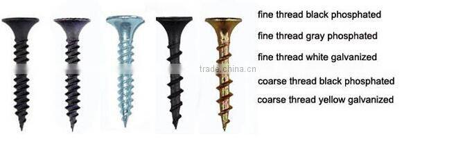 High quality Zinc plated screw wood