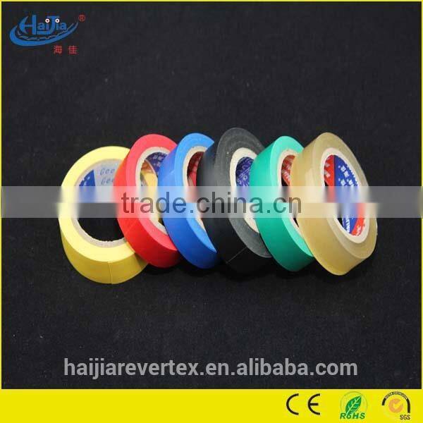 Custom printed high quality Oil Glue adhesive PVC electrical insulation tape