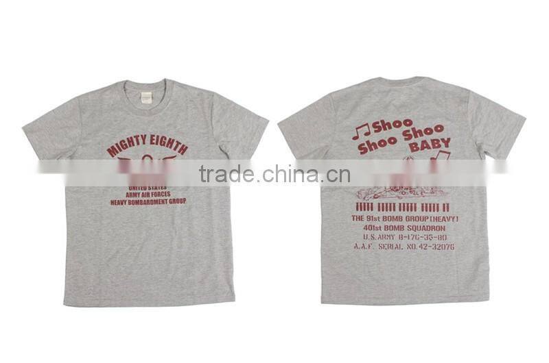 Colorful short Sleeve O-neck Custom Plain T-shirt