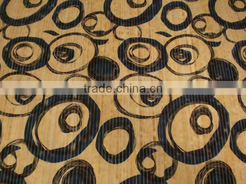 2012 HOT printed and patterned bamboo carpet