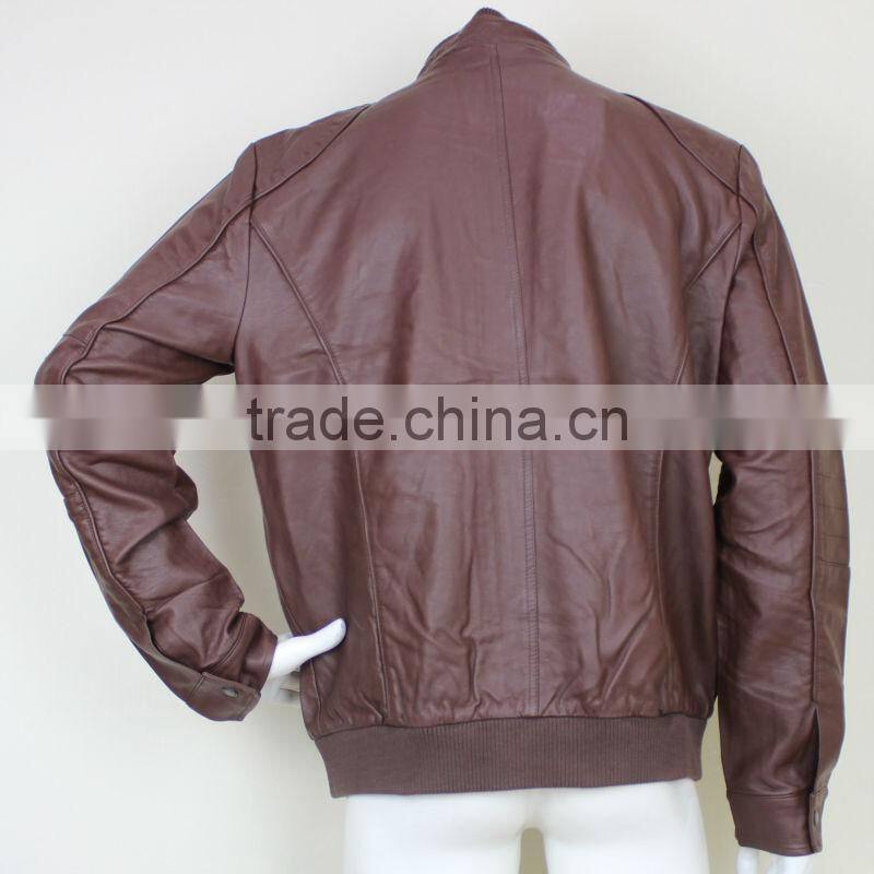 X-Men's Leather Bomber Jacket