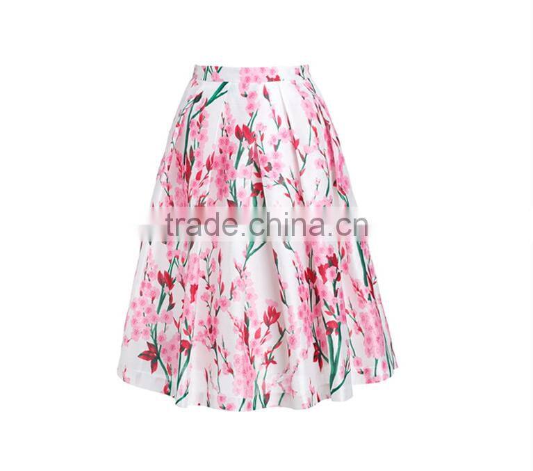 2016 spring school party wear women skirt design