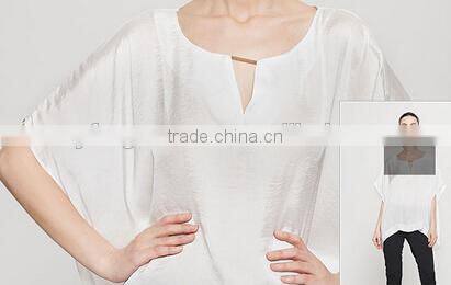 The new fashion sexy pictures of girls chiffon top