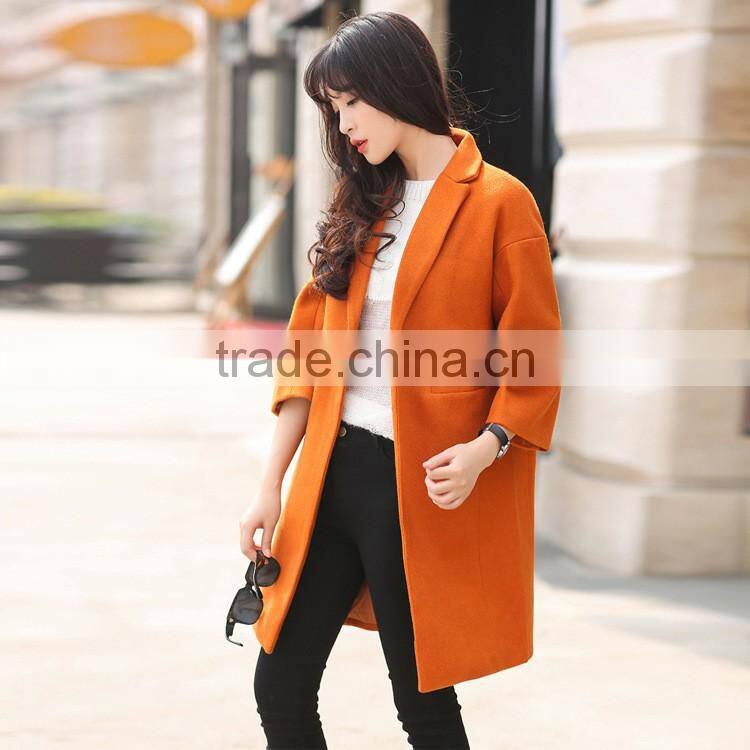 Fashion long blazer and classic coat for women from Chinese market