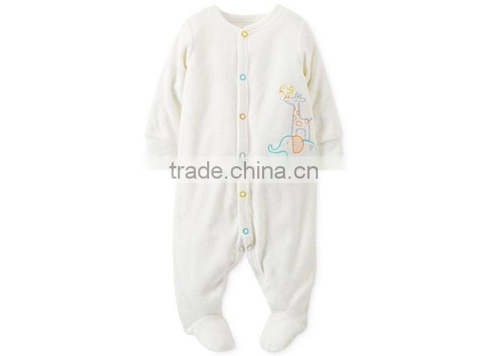 newborn baby jumpsuit, organic cotton knitted baby coverall