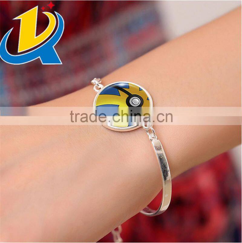 Hot sale beautiful pokemon go stainless bracelet