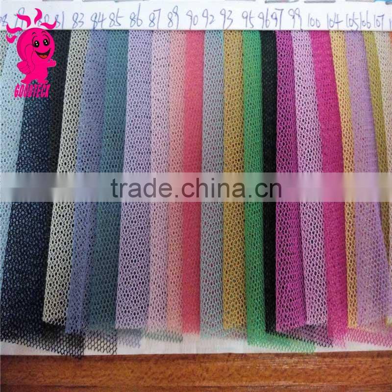 2015 wholesale elastic stretch mesh tulle fabric, high stretch tissue mesh cloth, for lingerie