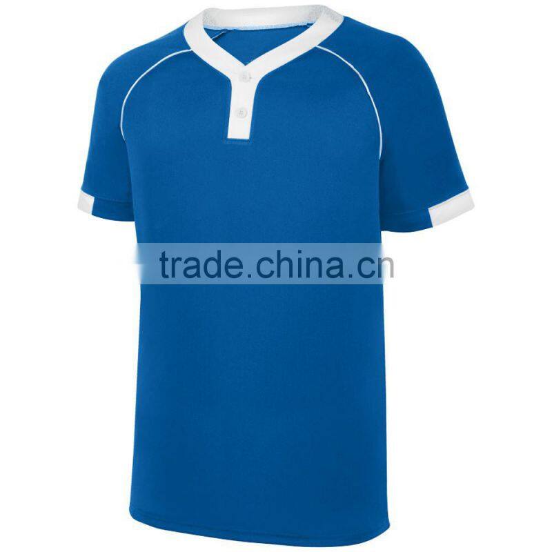 100% Polyester Propelit Micromesh Wicking Knit Contrast Color Two Button Placket Jersey Customize Man Running Quick Dry Breath