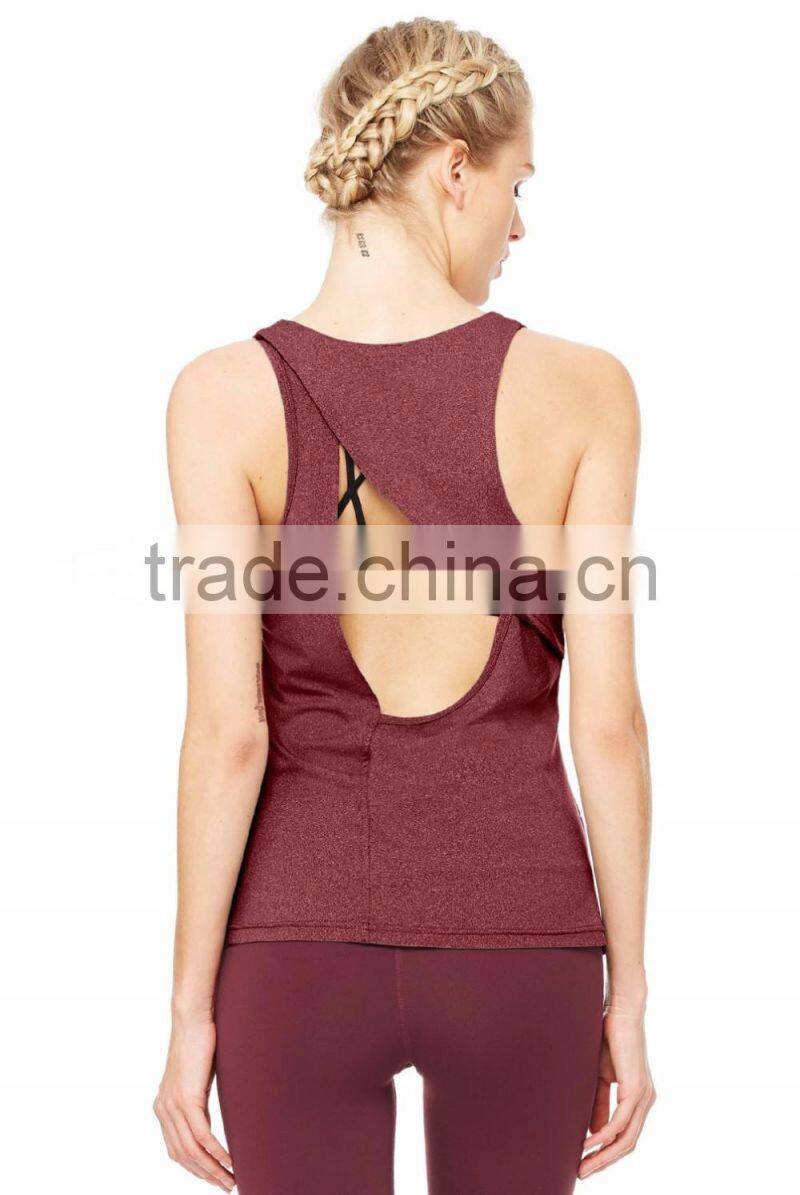 Custom made design wholesale running singlet custom tank top