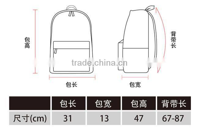 2015 Fashion Full 100%3M reflective backpack Fluorescent Reflective Backpack travel Bag