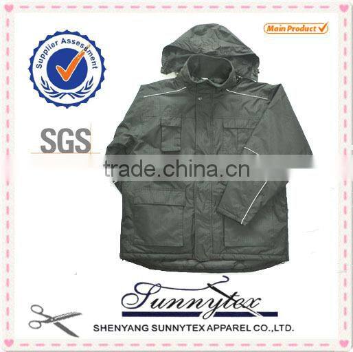 Sunnytex zipper front hoody soft shell fabric women's fashion jacket