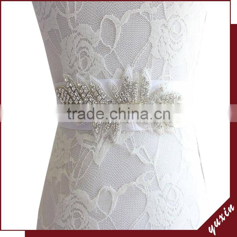 YXBB69 Wedding belt Bridal Belts With Diamond Sashes Bridal Belts Bead Sash