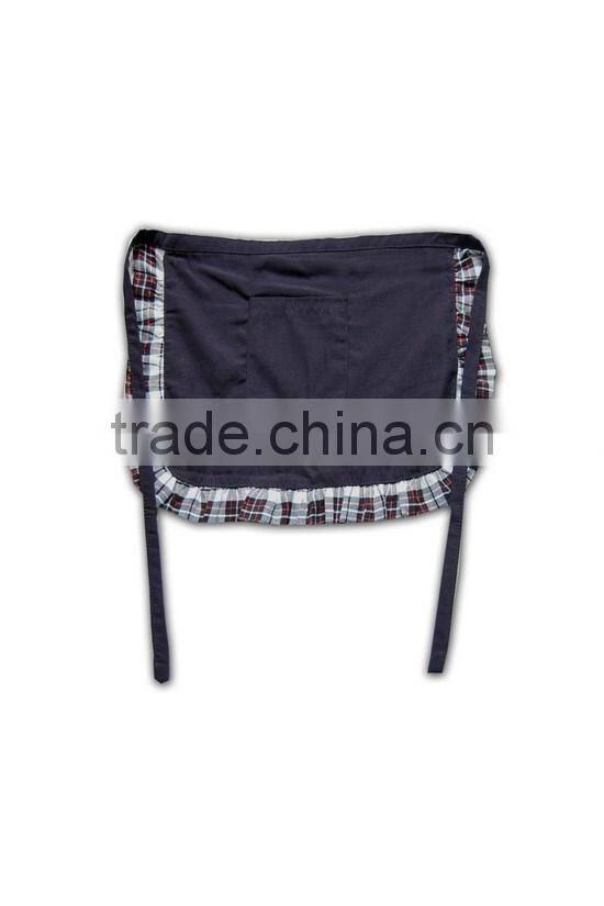 2015 design wholesale promotional solid color disposable waitress aprons