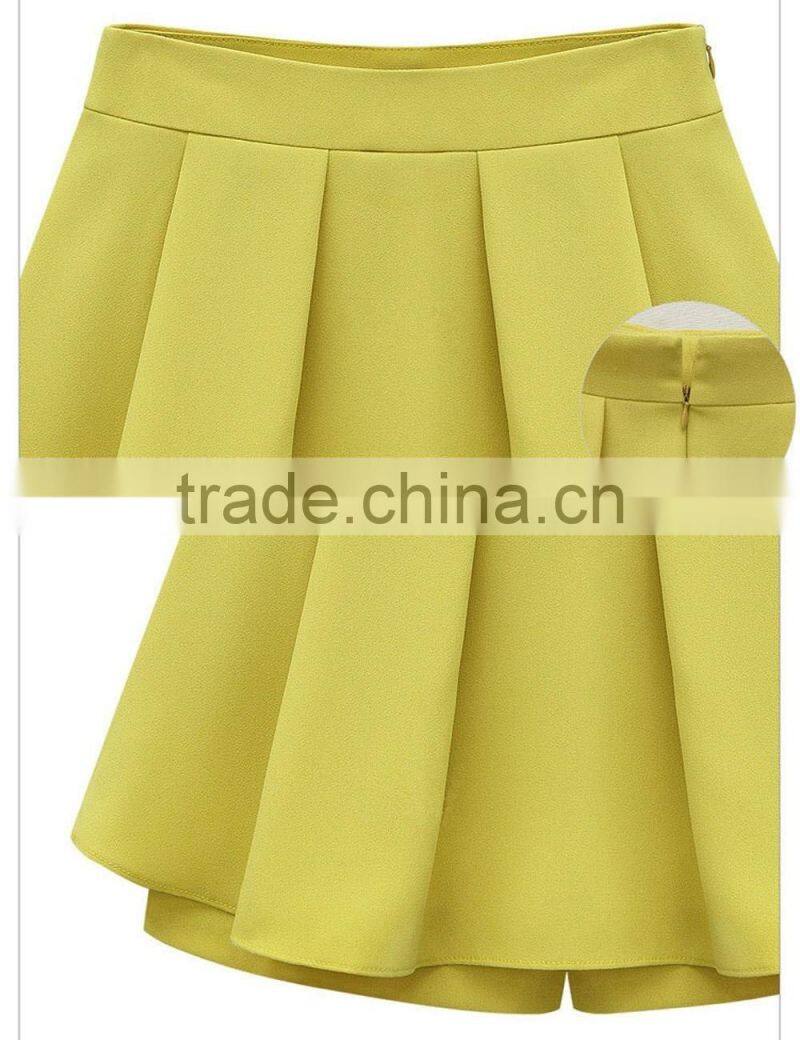 Young Girls European style fashion casual large size skirt/dress pants wholesale clothing