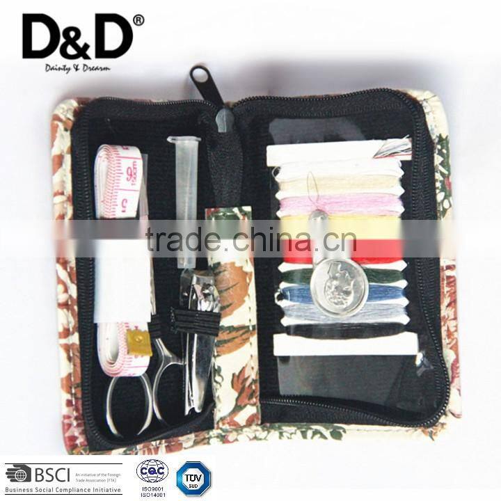 D&D Sewing Zipper Pouch Promotion Gift Sewing Kit with sewing accessories