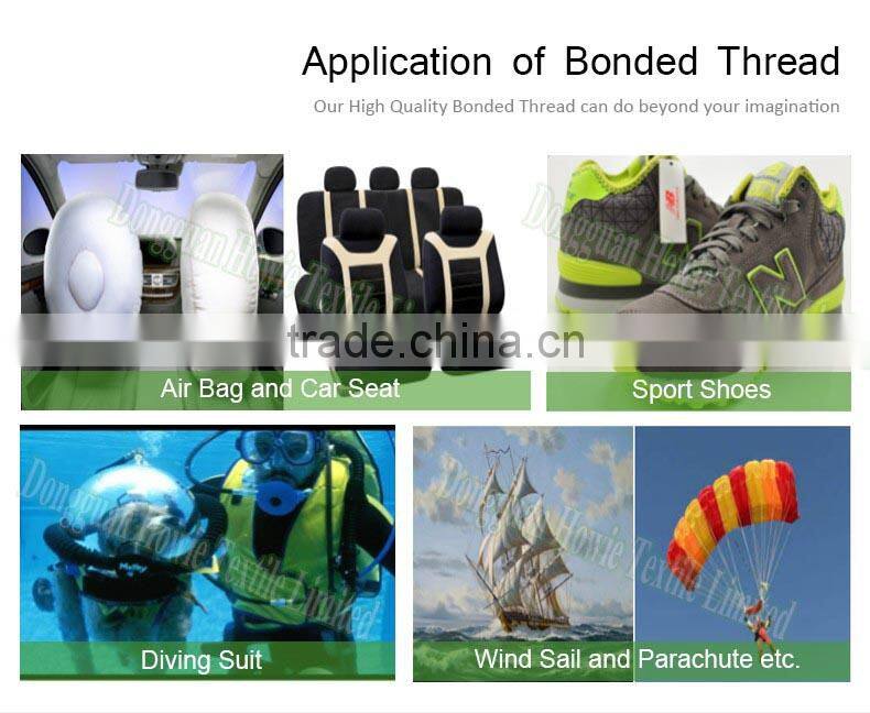 280D 3 ply bonded Nylon thread for sewing leather