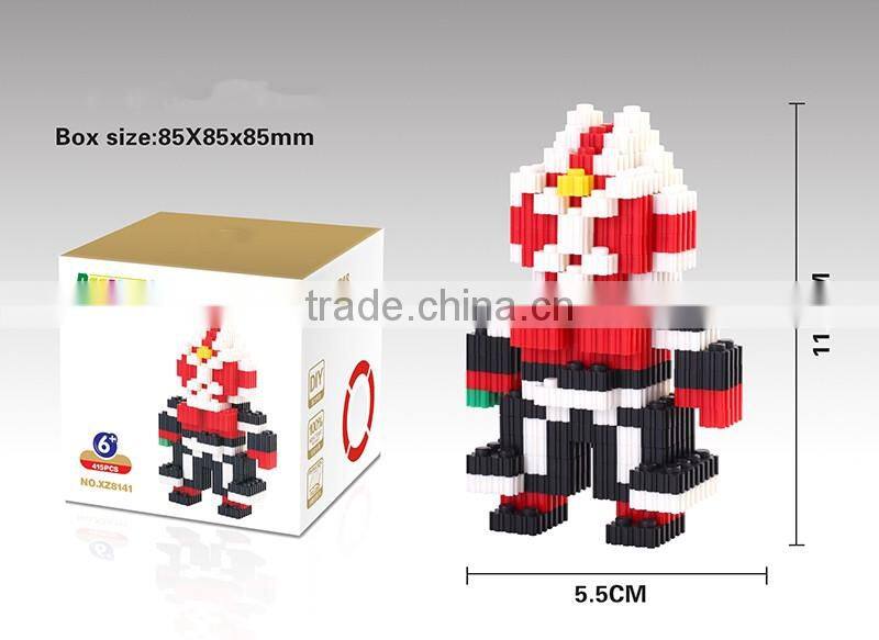 Hot Sale 3D Cartoon Figure Mode Mini Diamond Building Blocks Toys for Childrens Intelligence Development