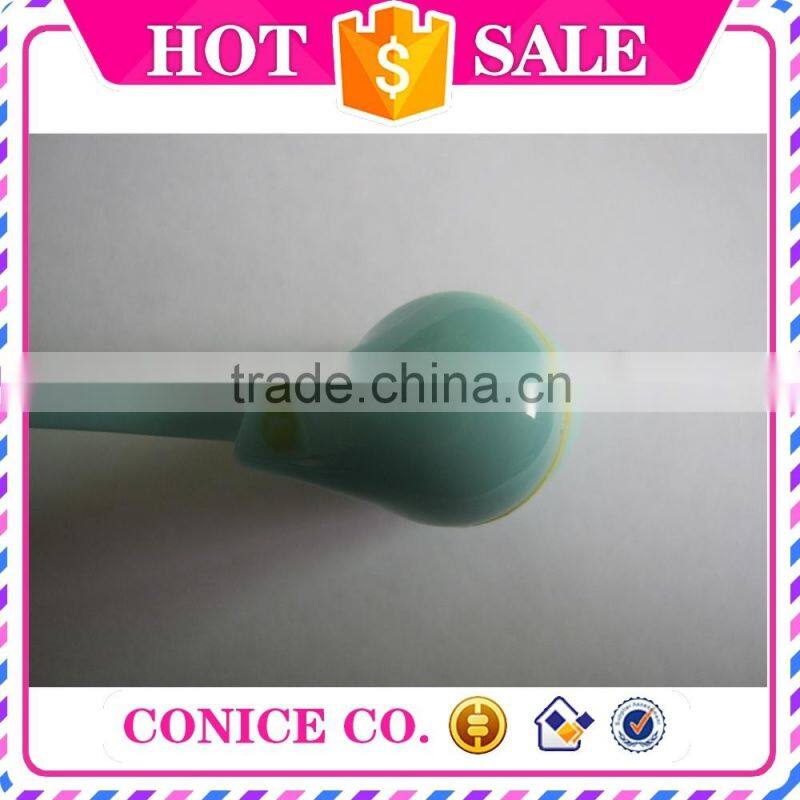 2015 high quality stereo 3.5mm metal jack flat cable silicone plug in-ear stereo earphone for MP3