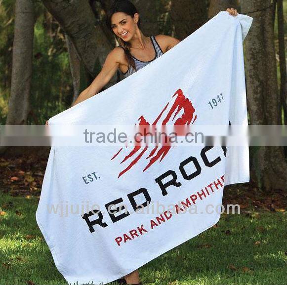 microfiber promotion beach towel,leopard print