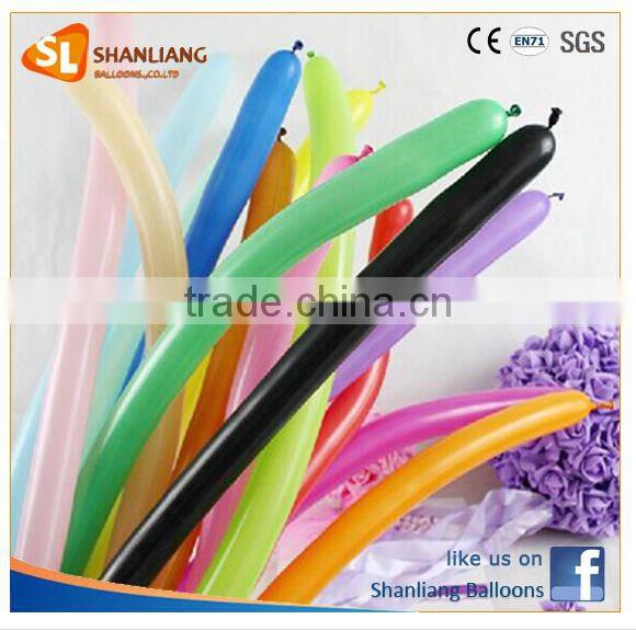 Magic Balloon Card Packing with Small Balloon Inflator, Long Modelling Balloon