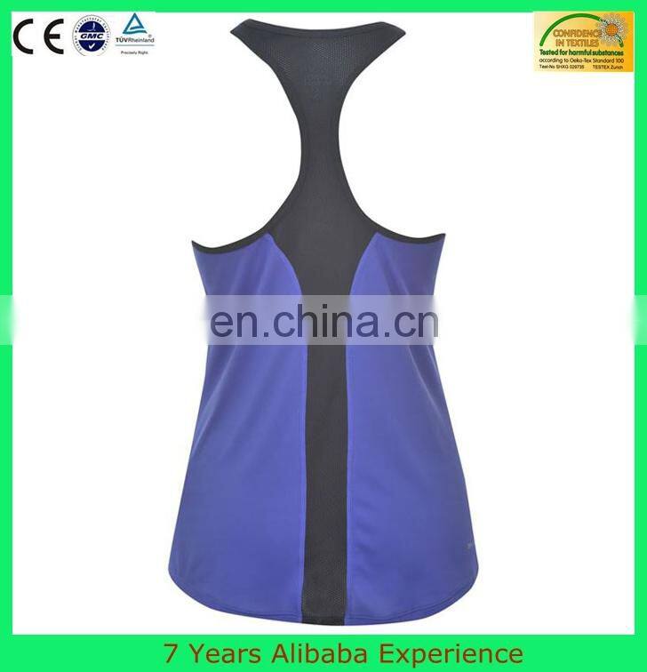 2016 hot sexy womens deep cut gym tank top