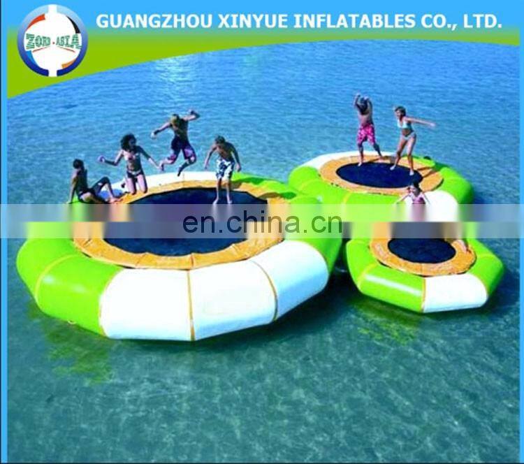 XINYUE 2017 New Collection air bouncer inflatable trampoline, cheap water trampoline
