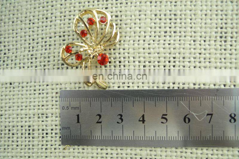 Cheap wholesale rhinestones brooch for wedding invitations