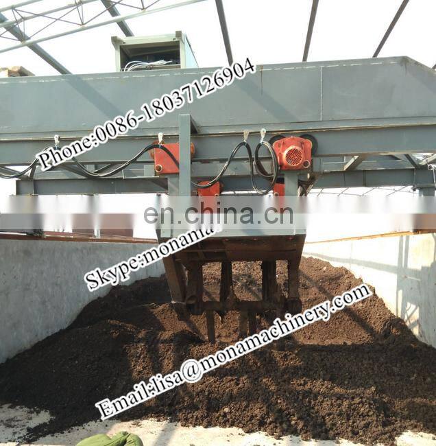 MONA supply Best Quality Mobile Compost Turner For Fertilizer In Hot Selling