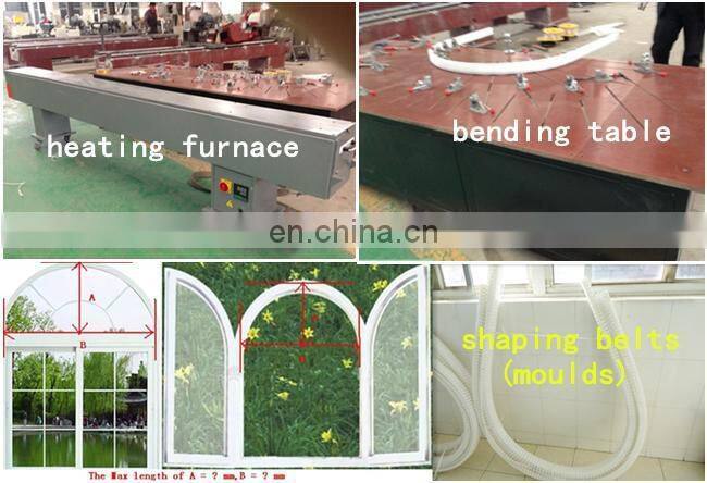 UPVC windows making machine / PVC profile double mitre sawing