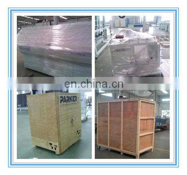 aluminium and PVC profiles cnc control double head saw/aluminum double mitre saw