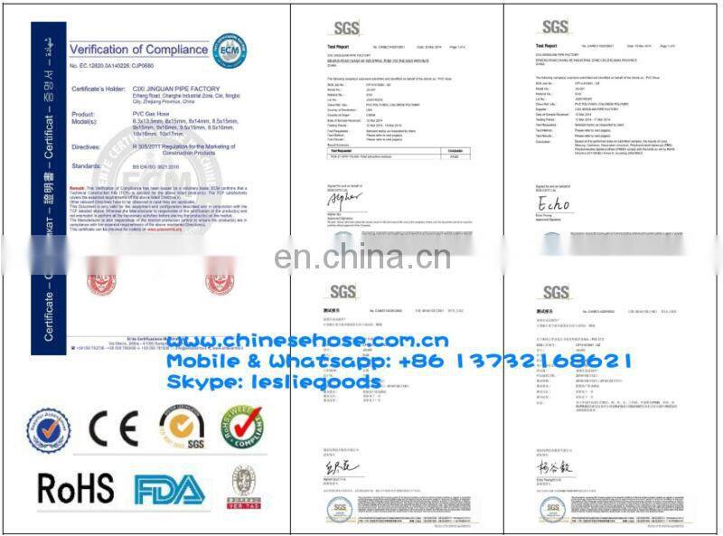 Hot In Tanzania Market!!! Red PVC Braided LPG Gas Flexible Hose For Gas, 8mm PVC LPG Gas Hose Pipe
