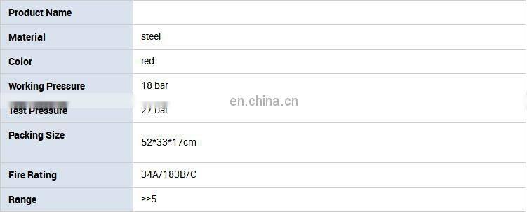 Red cylinder 3KG Fire Extinguisher