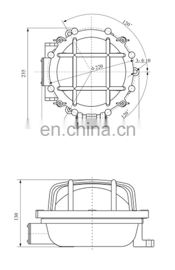 CE certificate ceiling type 220V work light
