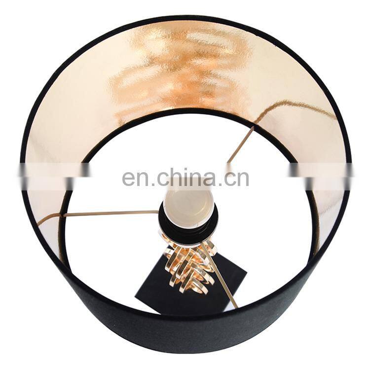 High quality modern metal living room bedside luxury table lamp for hotel home decor